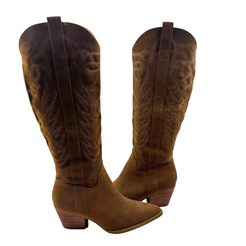 Oasis Society Western Cowgirl Concert Festival Classic Tall Boots Women's Size 9